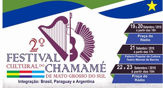 Festival do Chamamé começa nesta 4ª-feira com transmissão da TVE Cultura e Educativa 104.7 FM