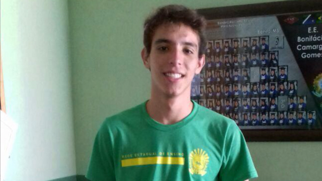 Estudante de Bonito leva para o Parlamento Jovem Brasileiro projeto de medição da qualidade da água