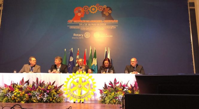 Governo destaca ações para uso sustentável dos Recursos Hídricos em evento do Rotary