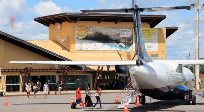 Empresa tem 90 dias para entregar projeto de reforma da pista do aeroporto de Bonito