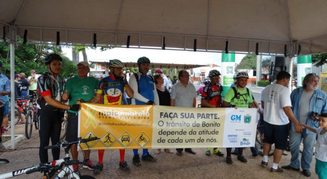 Passeio ciclístico lança ‘Maio Amarelo’ em Bonito
