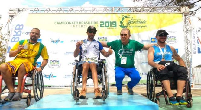 Atleta de Bonito é campeão brasileiro de paracanoagem em Brasília