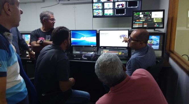 TVE Cultura MS treina equipe de operação e controle de transmissão