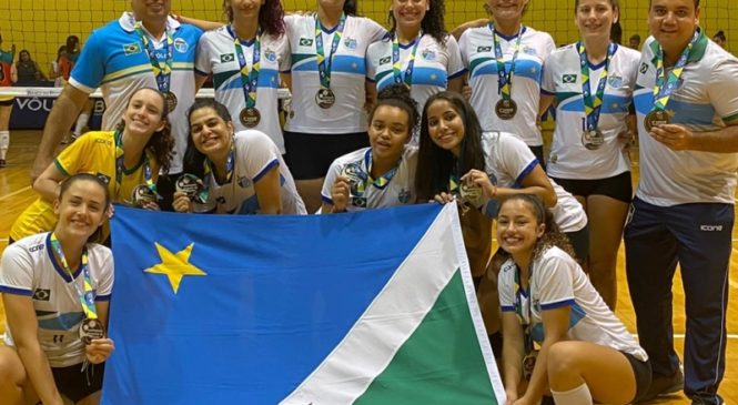 Com atletas de Bonito e Jardim, MS volta à elite do Vôlei Sub-18 Feminino
